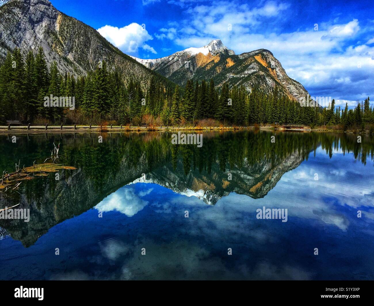 Mirror reflection - Smartphone Captured Stock Image