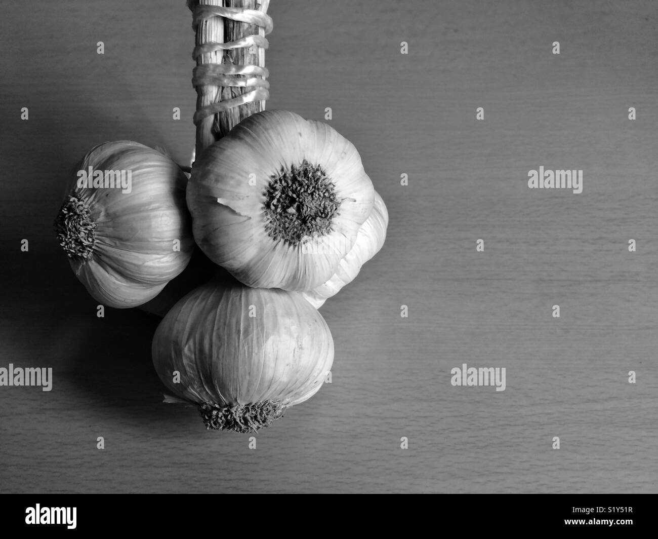 Grappa of garlic - Smartphone Captured Stock Image