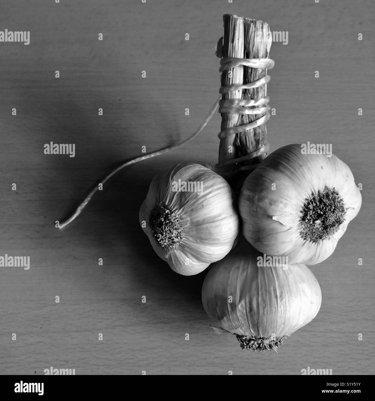 Grappa of garlic - Smartphone Captured Stock Image