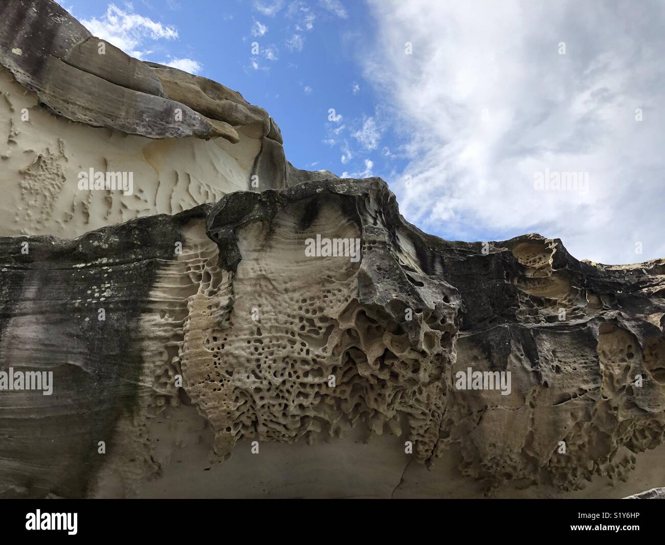 Stunning rocks in Sydney - Smartphone Captured Stock Image
