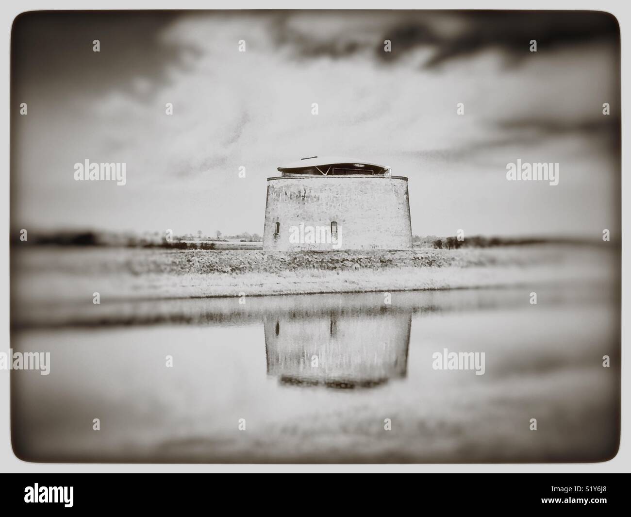 Martello Tower - Smartphone Captured Stock Image