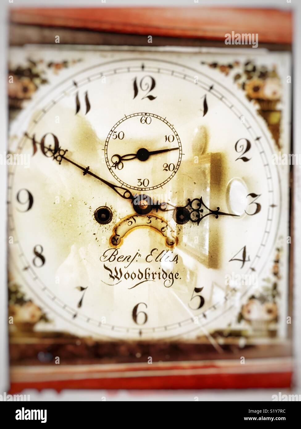 Grandfather clock - Smartphone Captured Stock Image