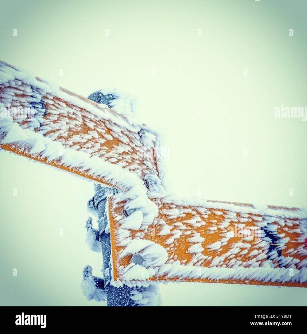 Choose the direction - Smartphone Captured Stock Image