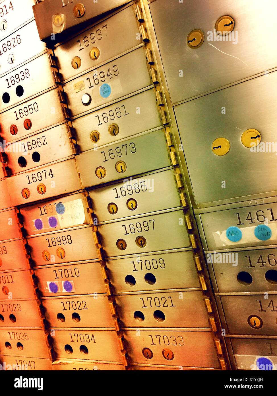 Safe deposit boxes hires stock photography and images Alamy
