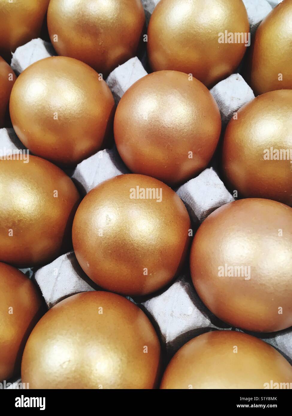 Golden eggs - Smartphone Captured Stock Image