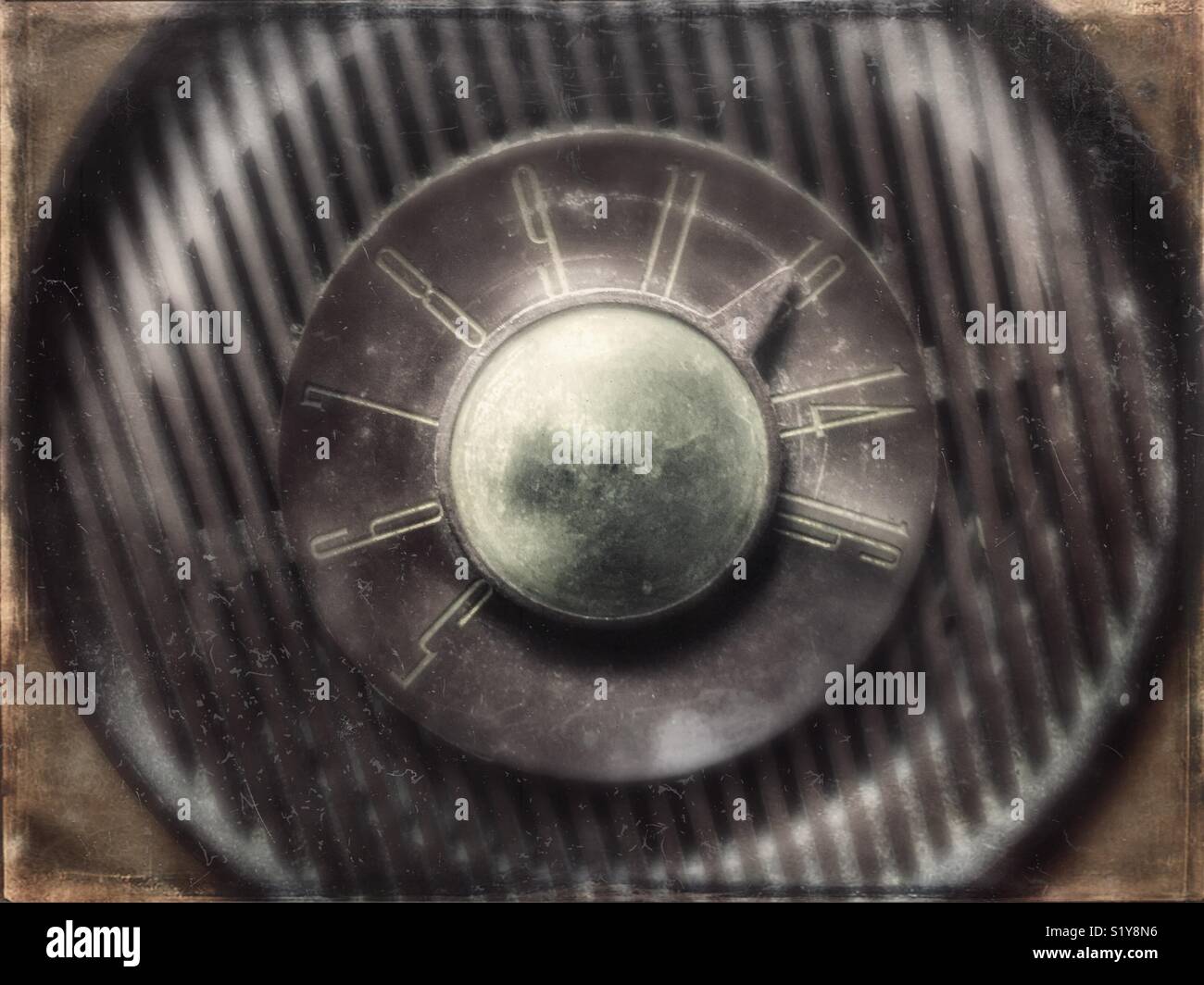 Vintage radio dial - Smartphone Captured Stock Image