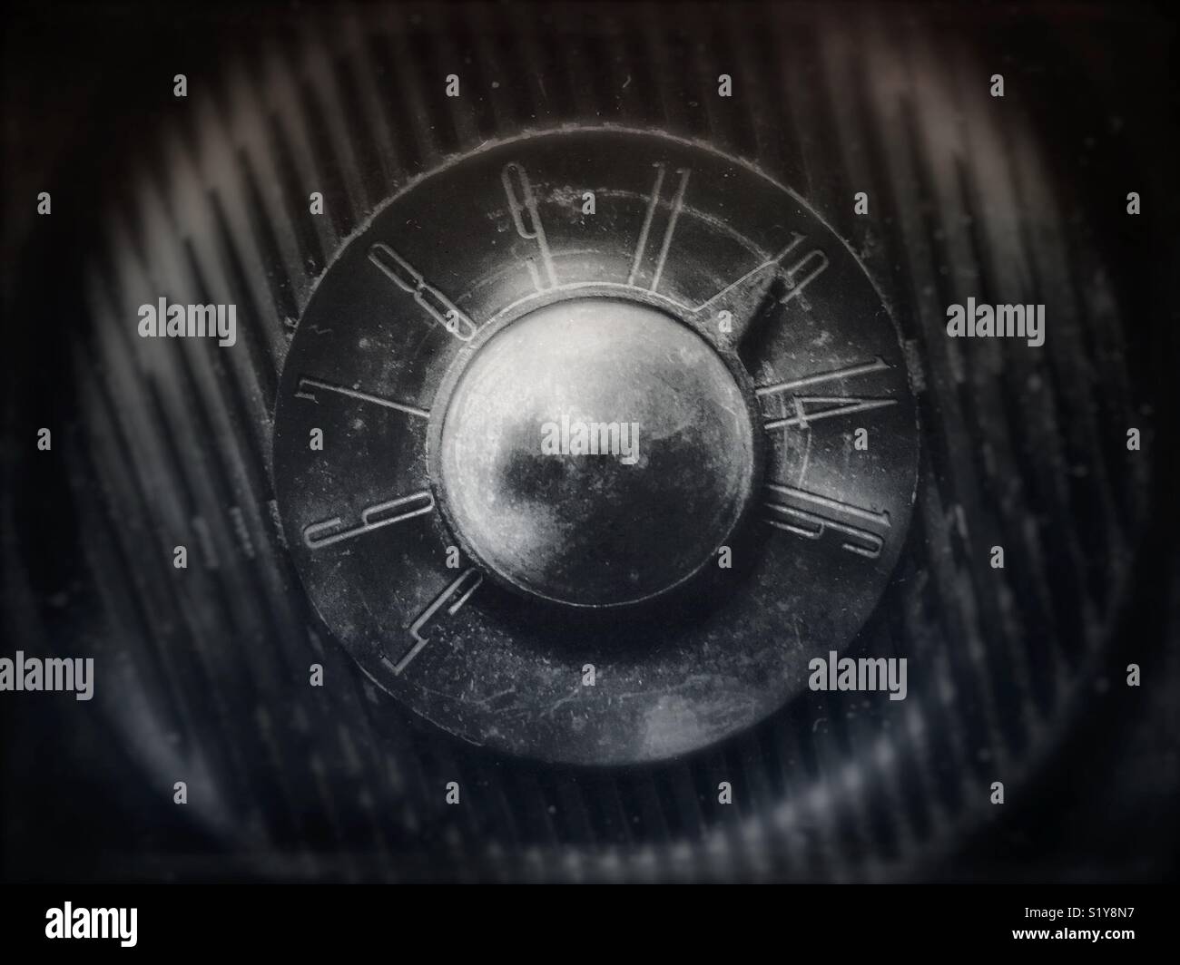 Vintage radio dial - Smartphone Captured Stock Image