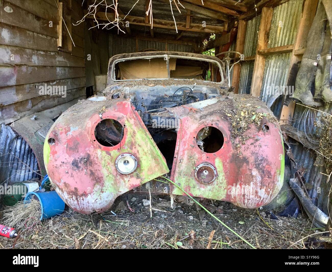 Old car - Smartphone Captured Stock Image