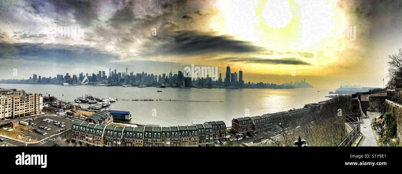 New York City panorama view Stock Photo - Alamy