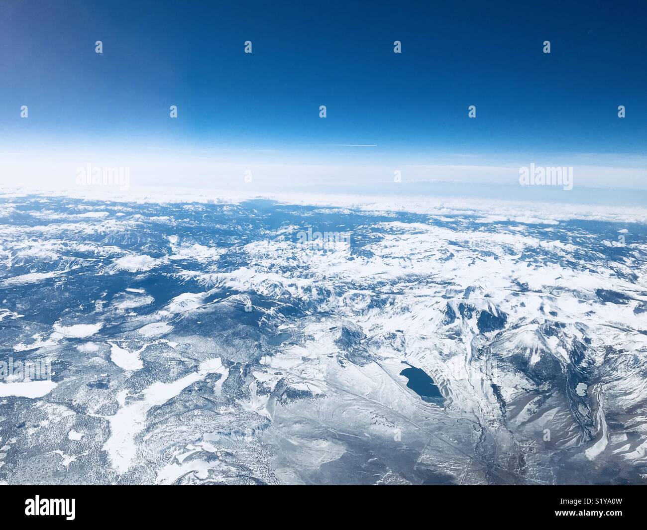 Sierra Nevada mountain range Stock Photo