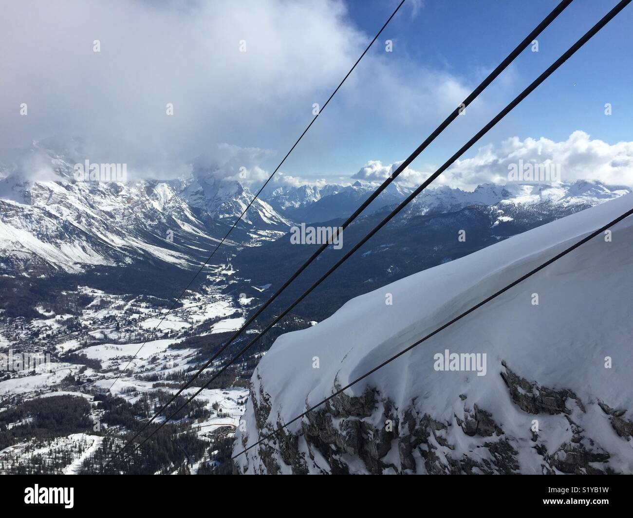 Cortina, Italy - Smartphone Captured Stock Image