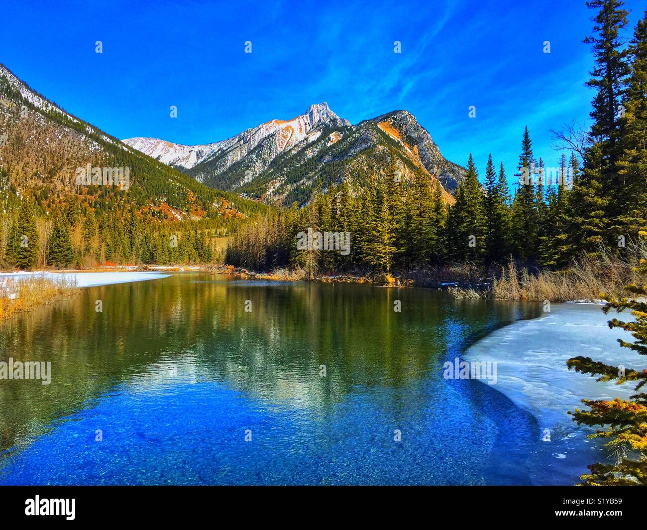 Kananaskis Country, Canadian Rockies,Alberta, Canada Stock Photo Alamy