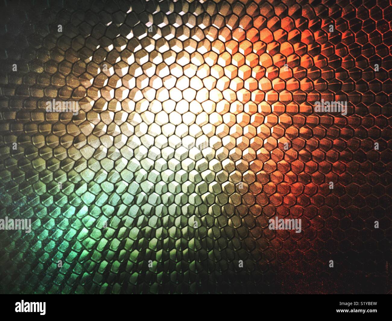 Abstract honeycomb pattern - Smartphone Captured Stock Image