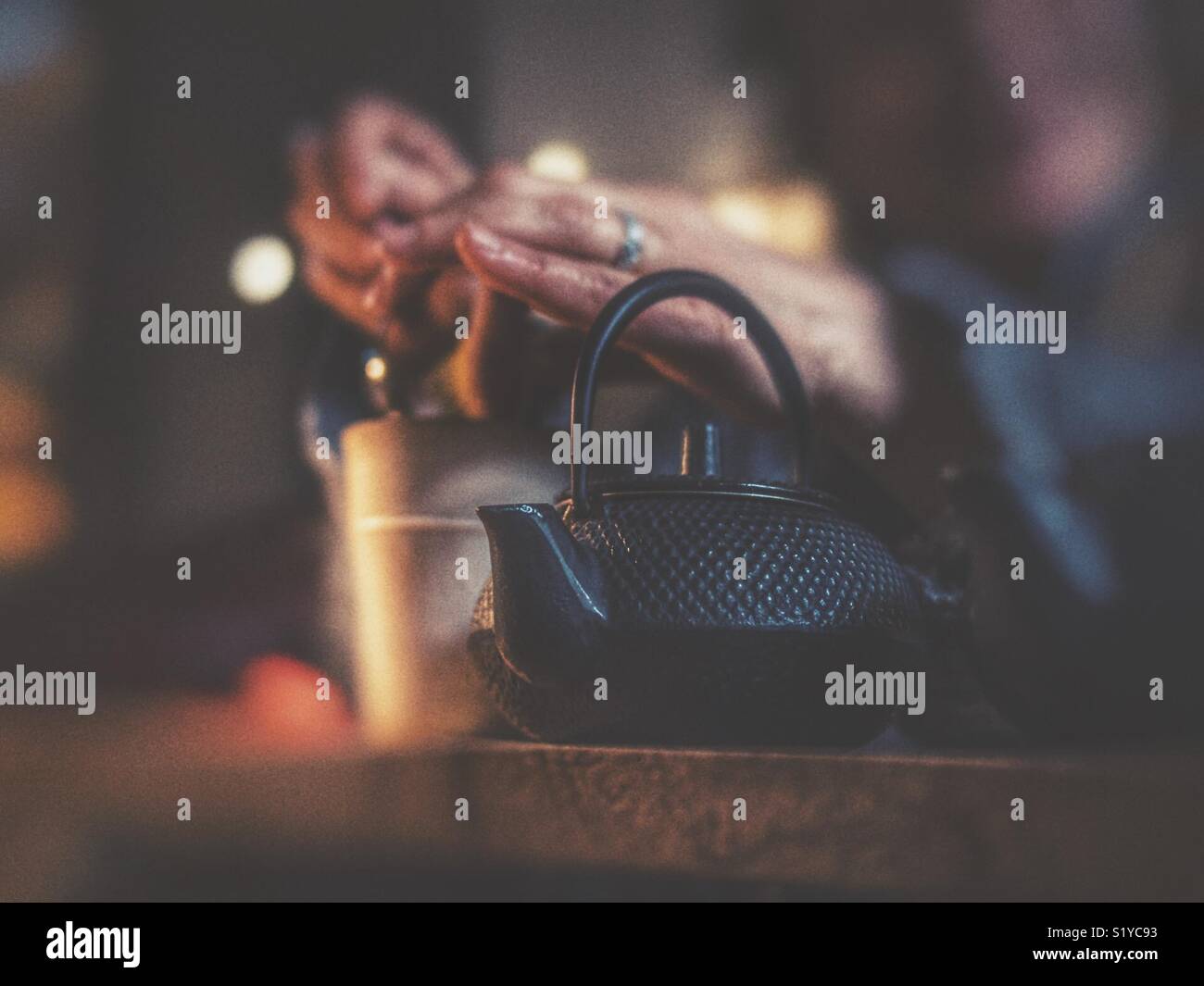 Tea time - Smartphone Captured Stock Image