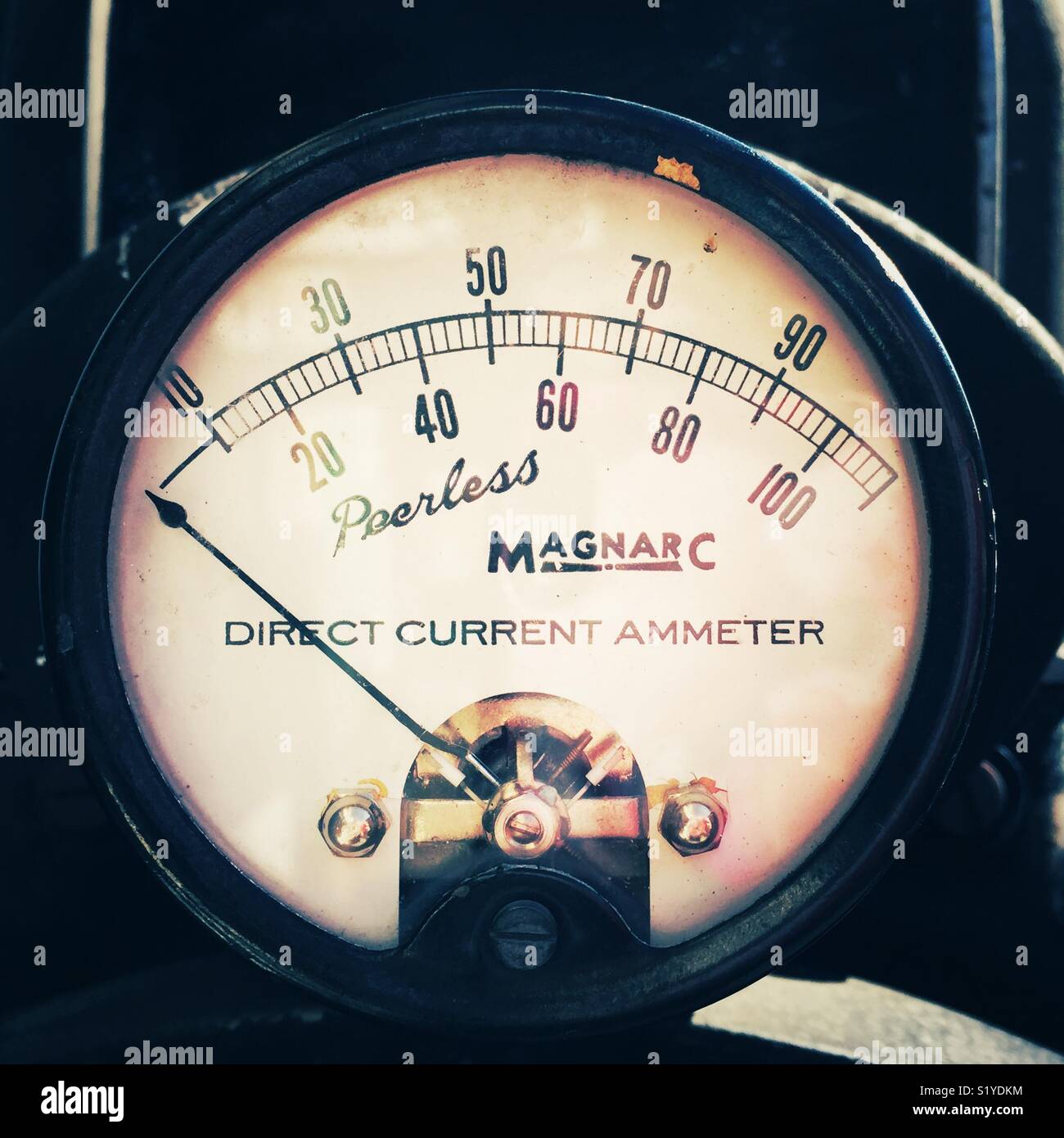 Vintage indicator - Smartphone Captured Stock Image