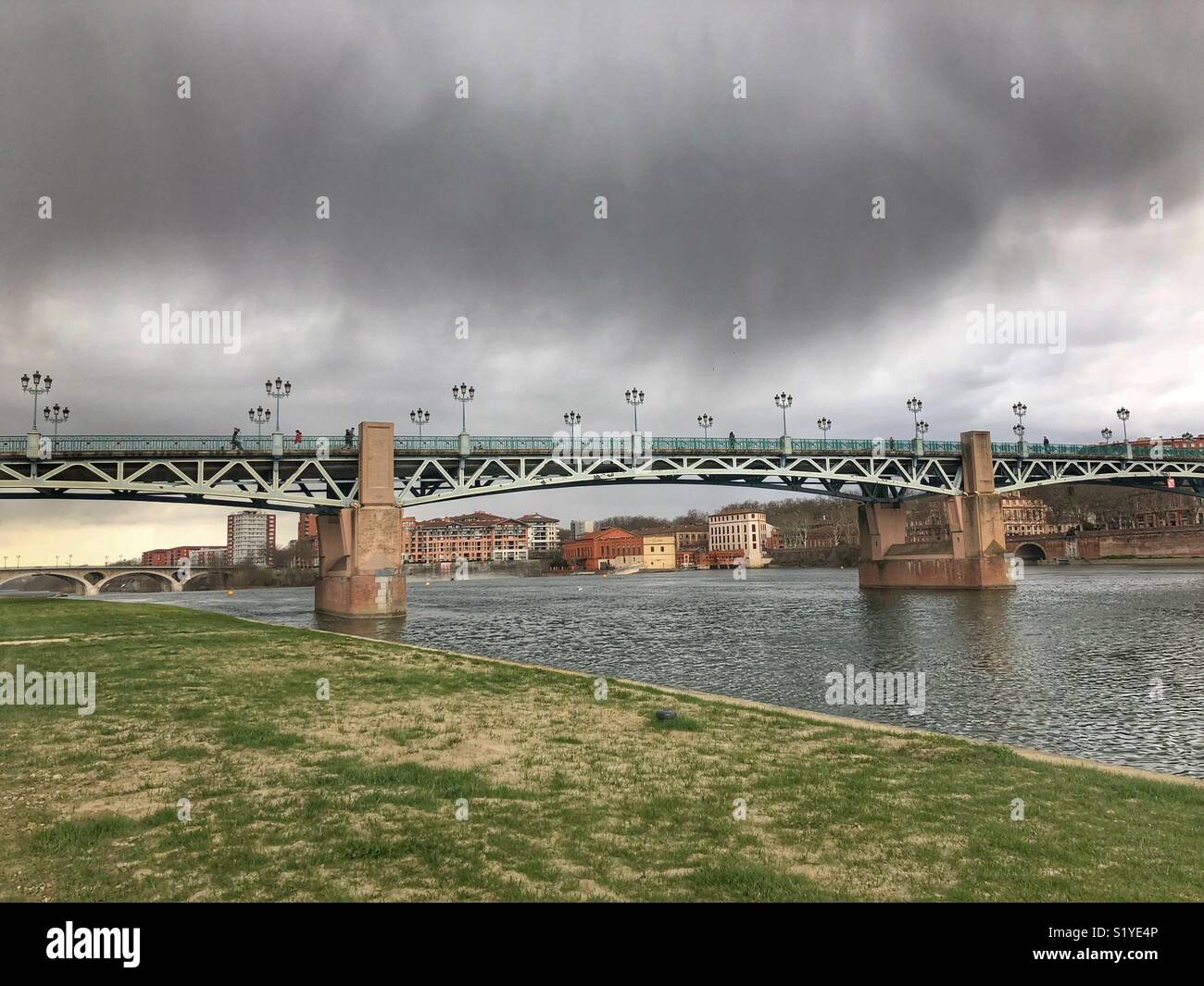 Toulouse pont Saint-Pierre France - Smartphone Captured Stock Image