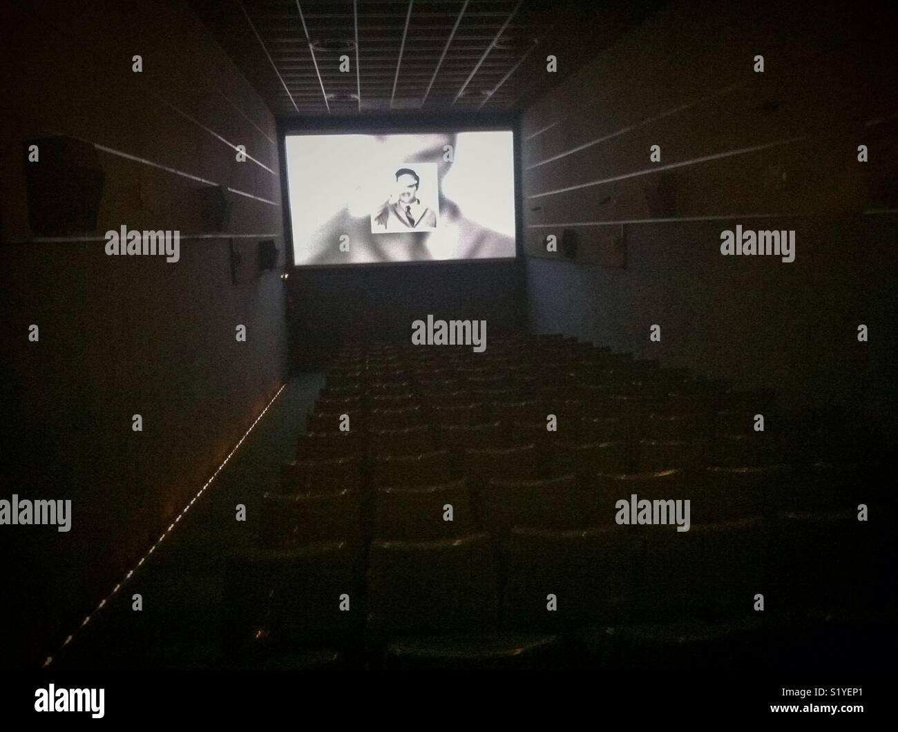 Empty cinema Stock Photo