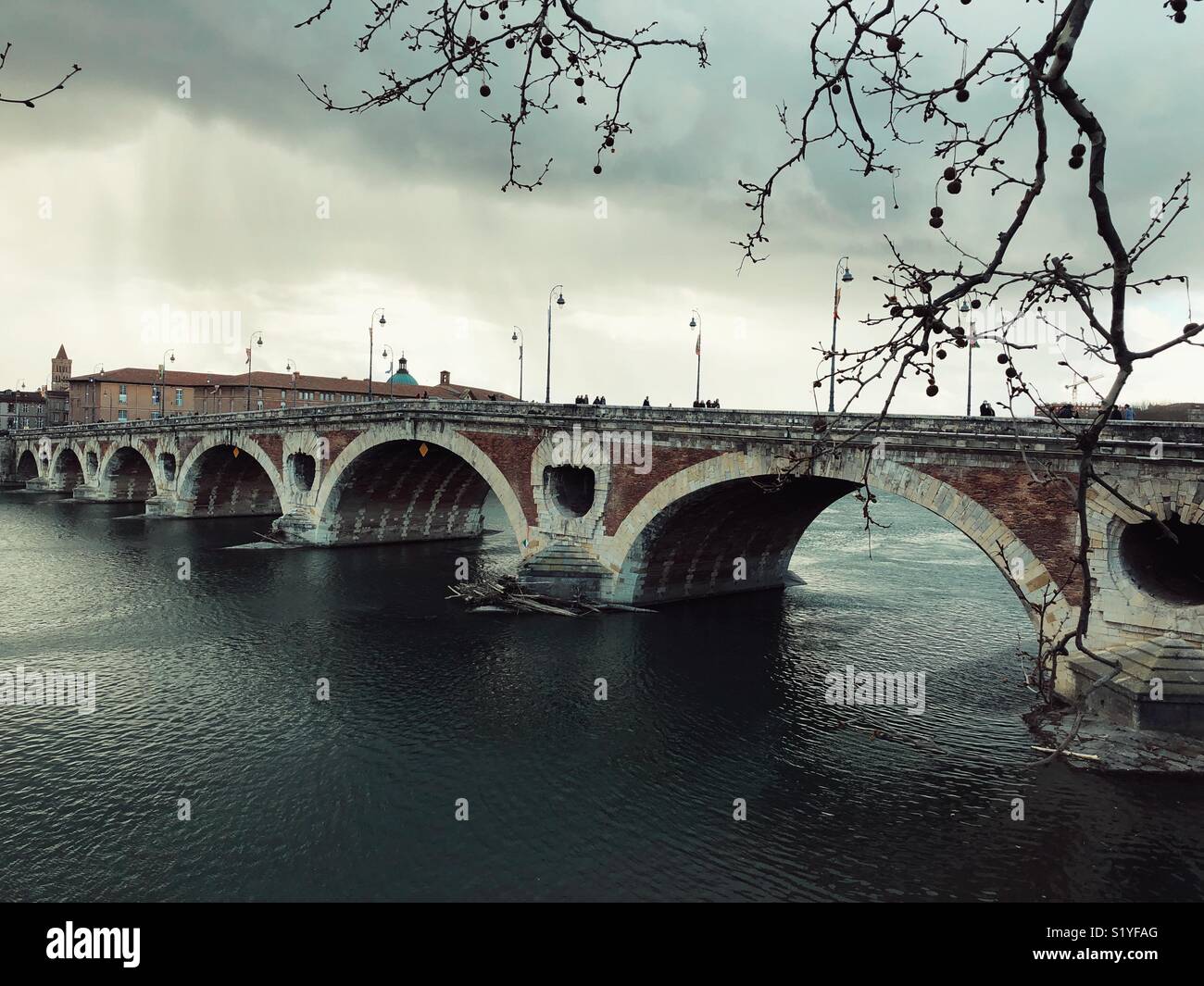 Toulouse Pont Neuf France - Smartphone Captured Stock Image