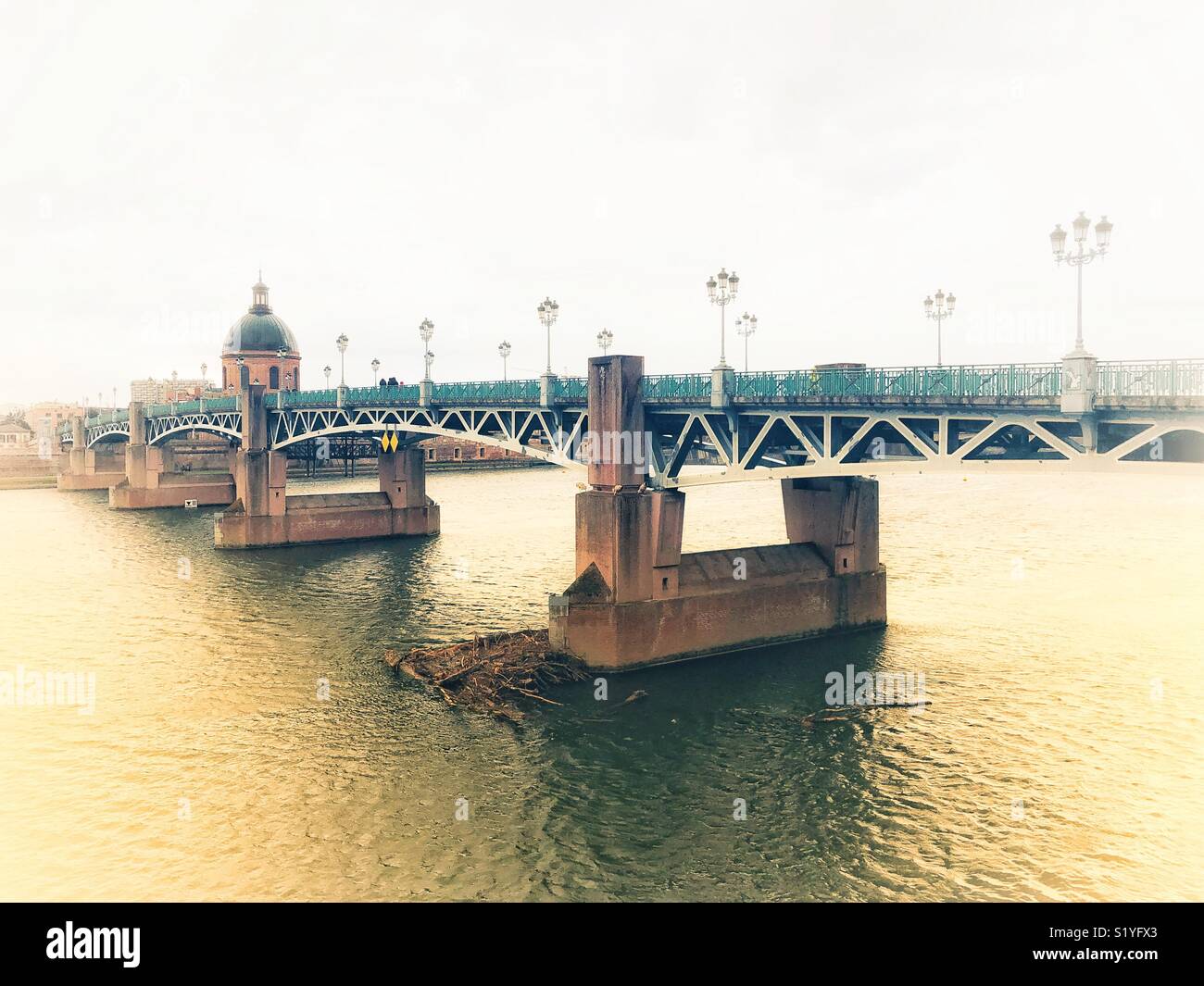 Pont Saint Pierre Toulouse Feance - Smartphone Captured Stock Image