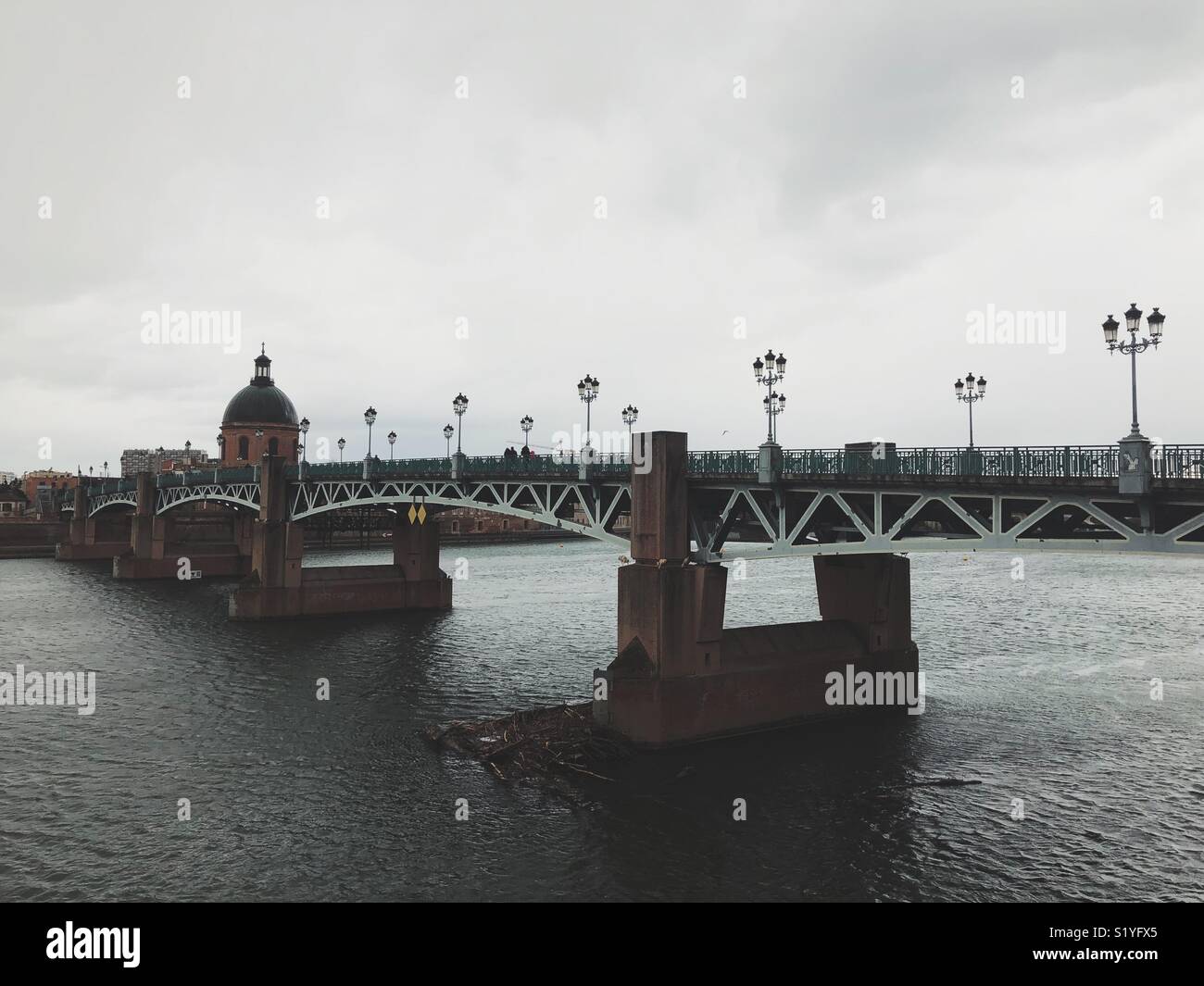 Pont Saint Pierre Toulouse France - Smartphone Captured Stock Image