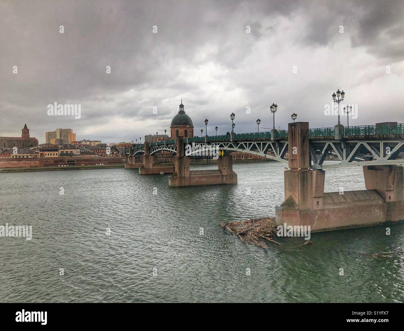 Pont Saint Pierre Toulouse France - Smartphone Captured Stock Image