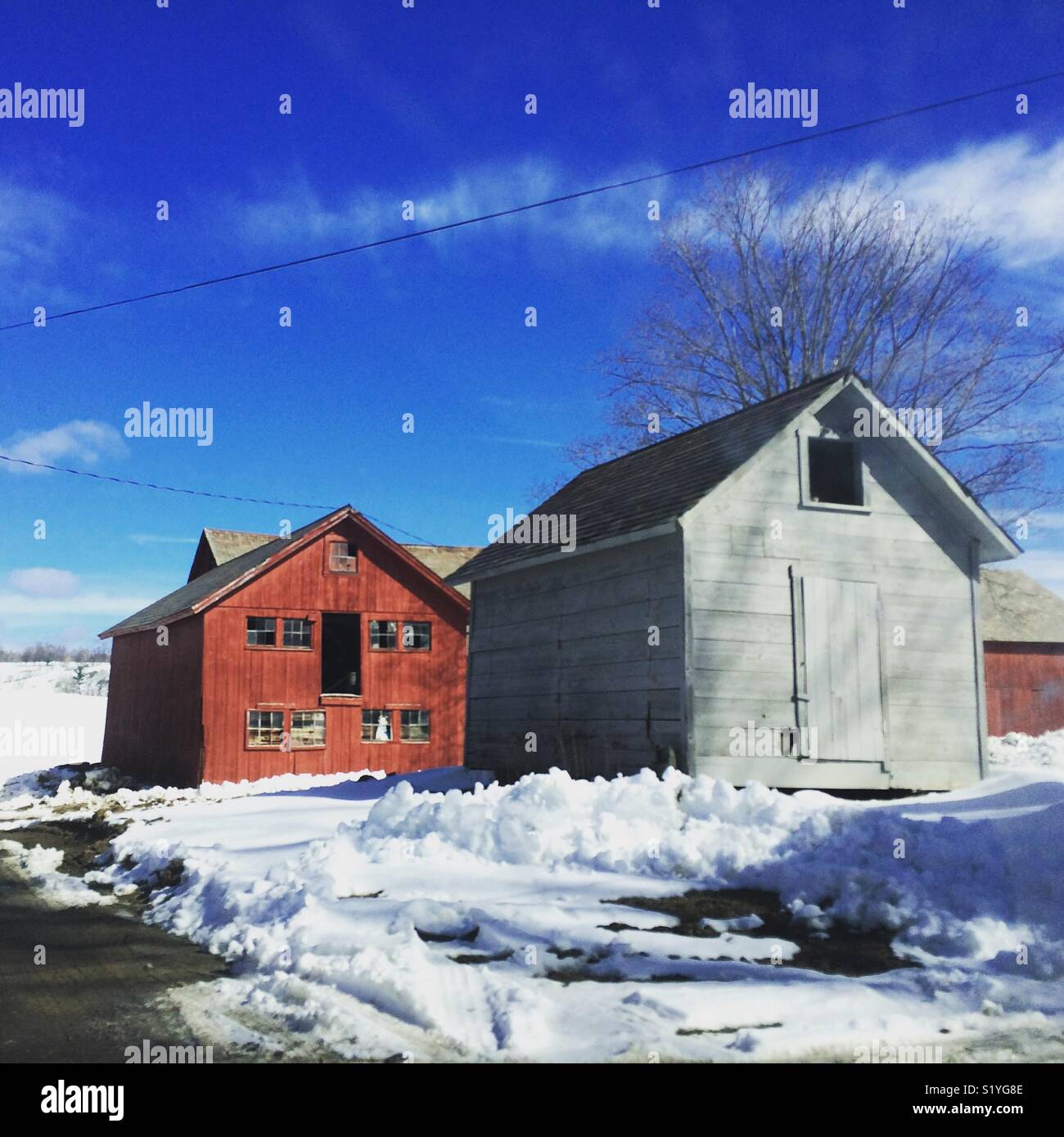 Shelburne, Massachusetts - Smartphone Captured Stock Image