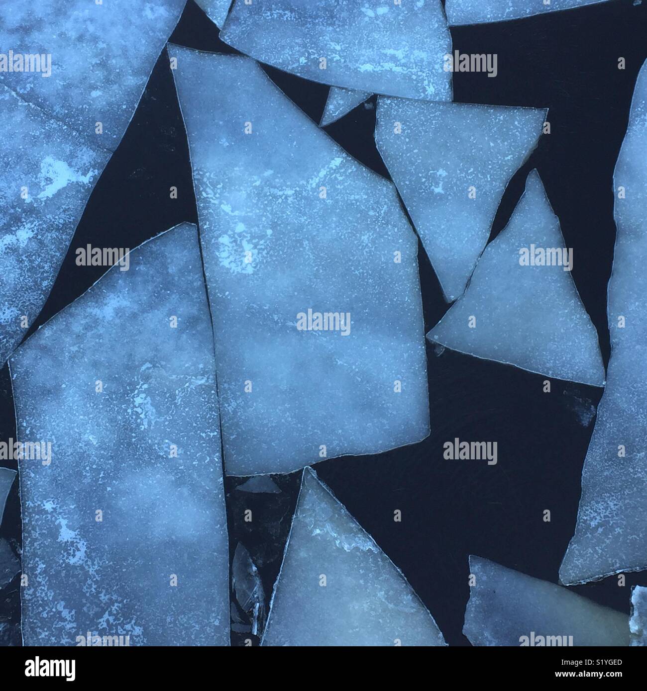 Ice flow - Smartphone Captured Stock Image