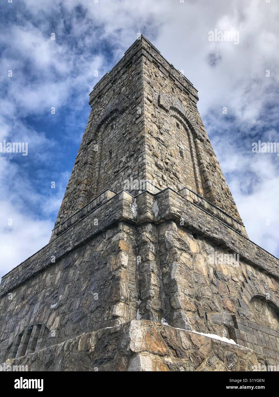 Shipka monument Bulgaria - Smartphone Captured Stock Image