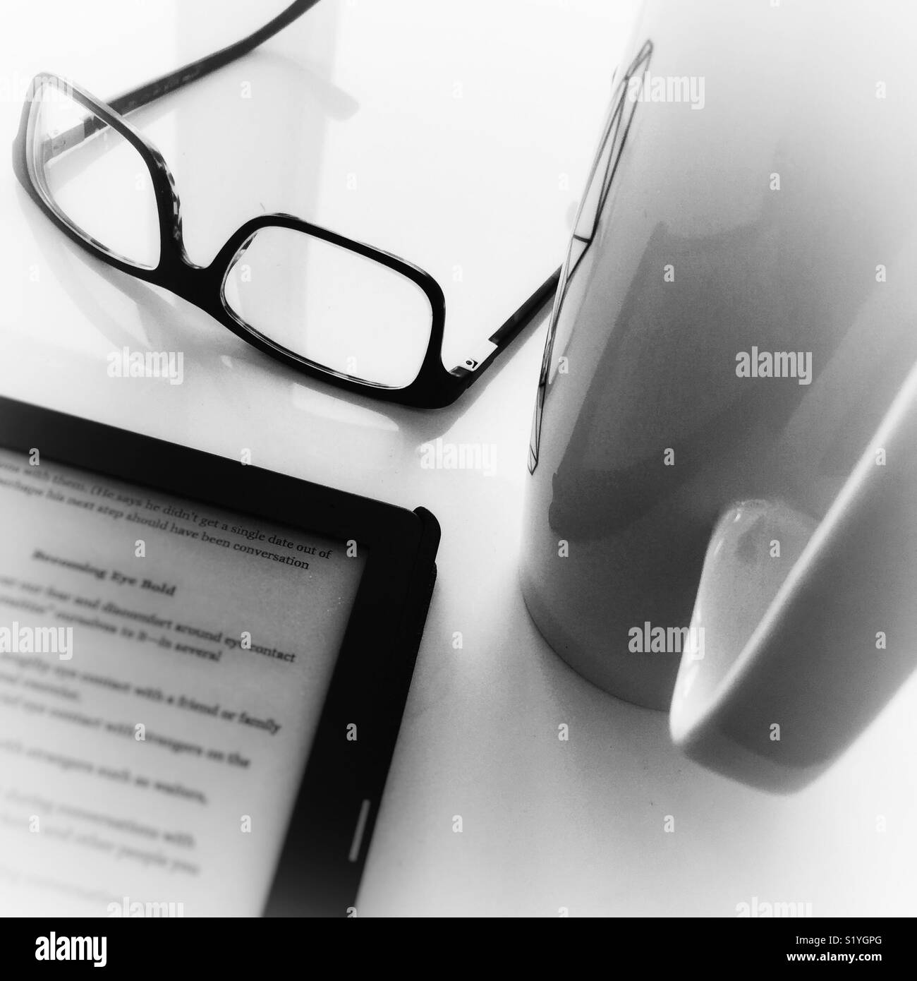 Reading - Smartphone Captured Stock Image