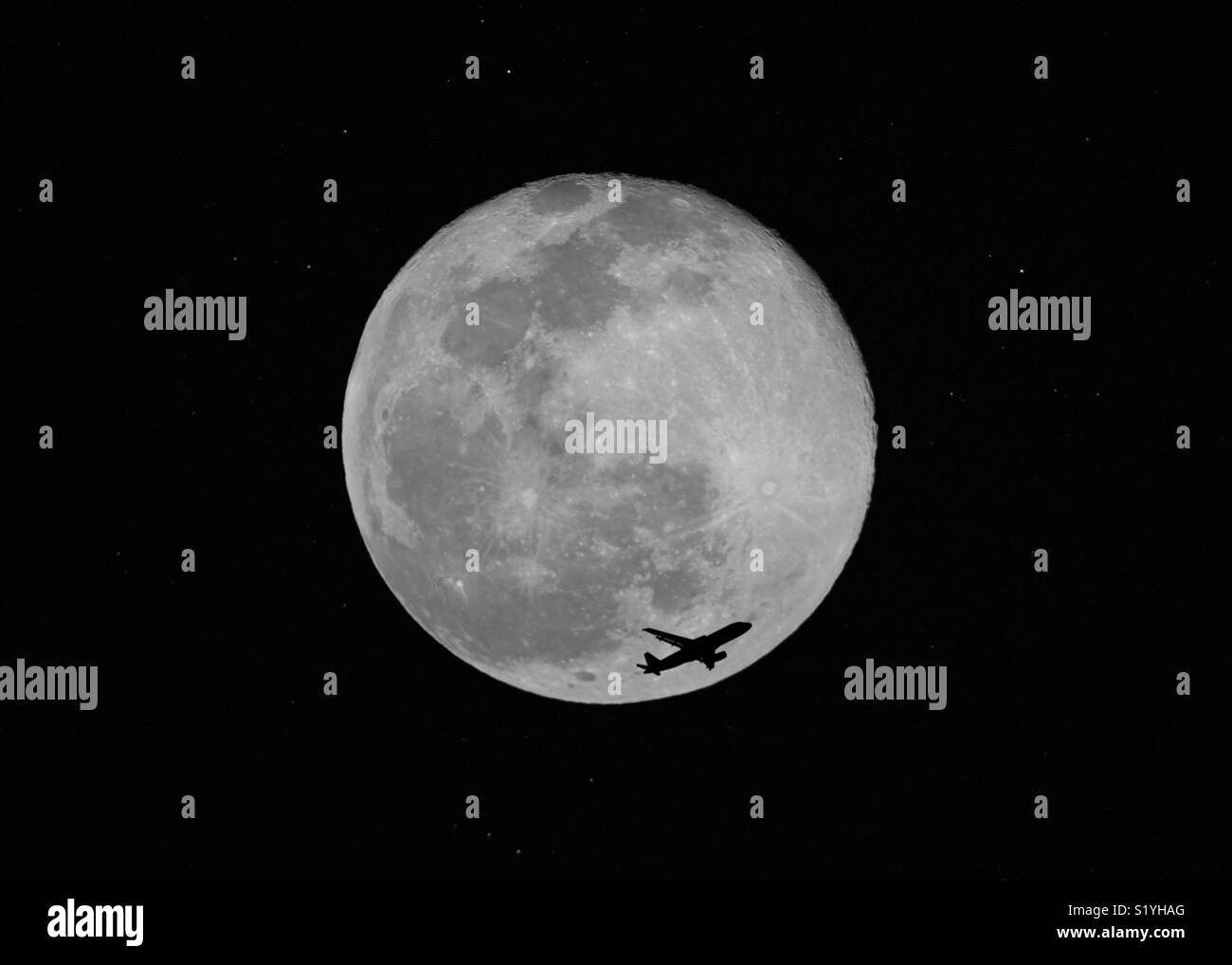 Fly me to the moon Stock Photo Alamy
