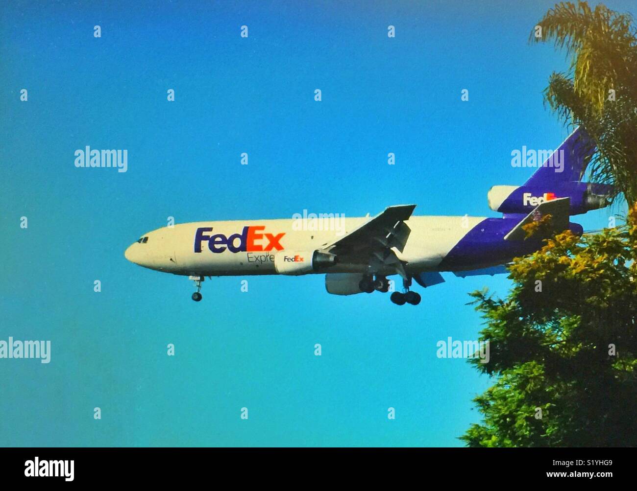 Coming in for a landing - Smartphone Captured Stock Image