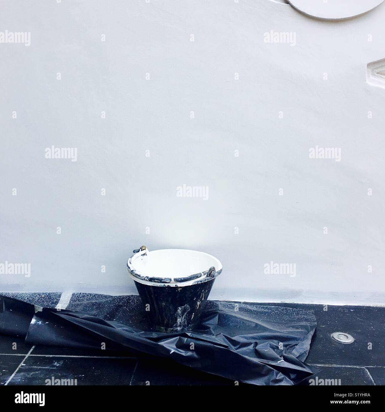Bucket of white paint hires stock photography and images Alamy