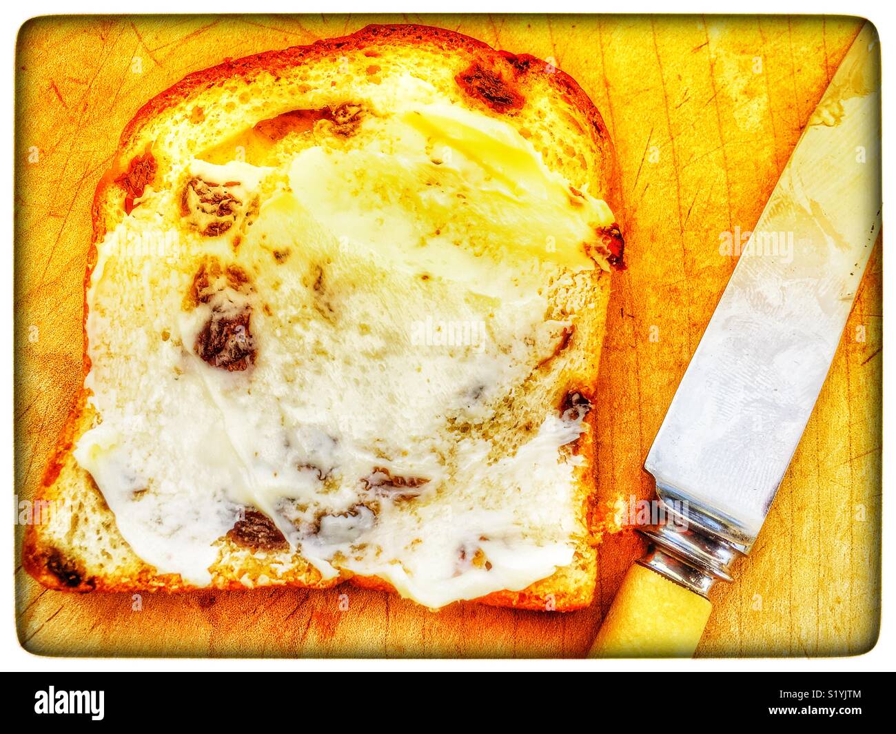 Fruit bread - Smartphone Captured Stock Image