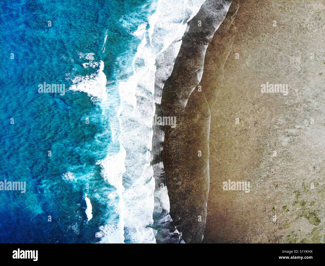 Ocean and Land Stock Photo Alamy