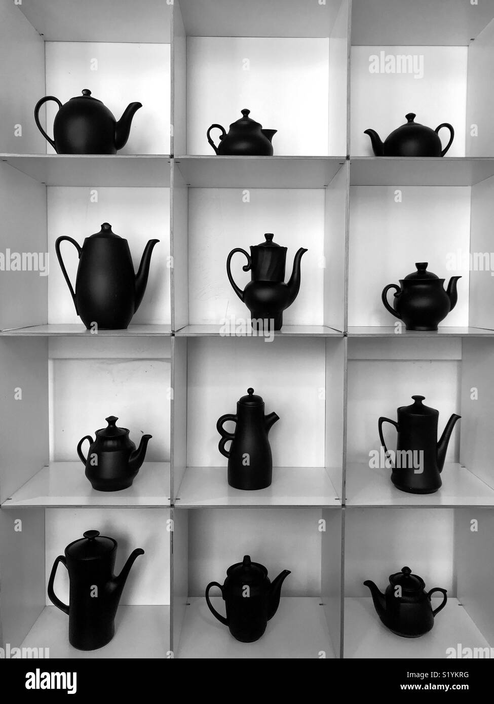 Collection of teapots Stock Photo Alamy