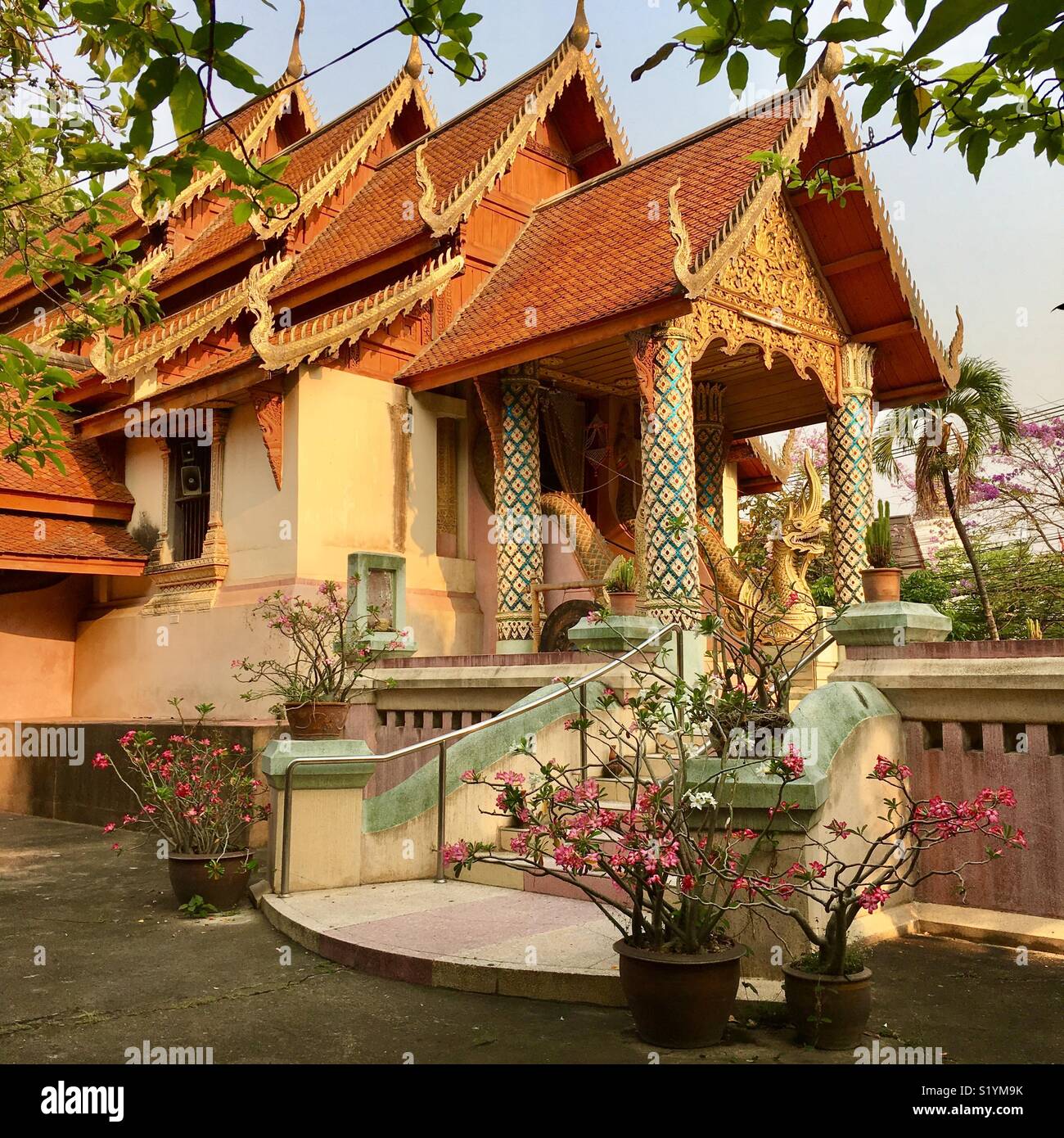 Temple , Chiang Mai - Smartphone Captured Stock Image