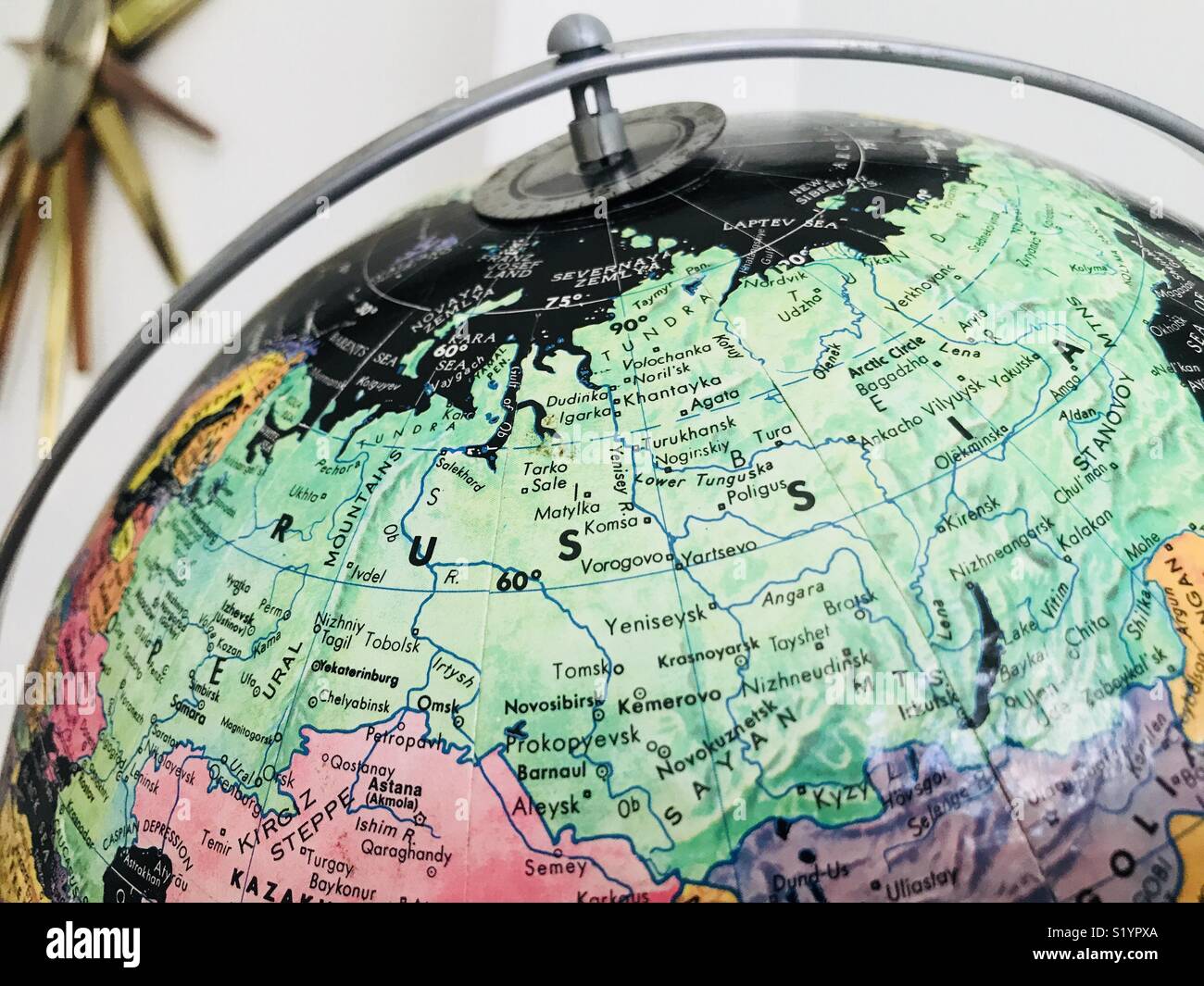 Russia Map Globe Stock Photos & Russia Map Globe Stock Images - Alamy