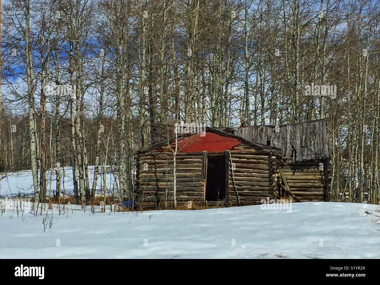 Wilderness Log Cabin High Resolution Stock Photography and Images - Alamy