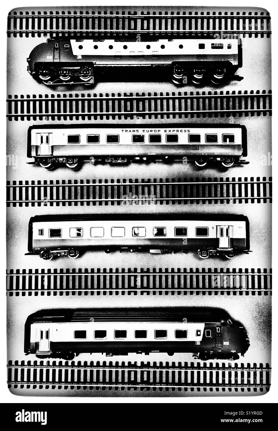 Trans Europe Express - Smartphone Captured Stock Image