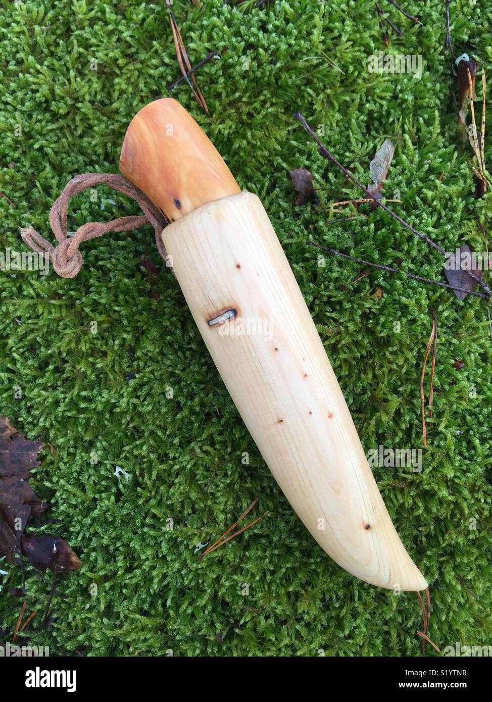 Knife and sheath - Smartphone Captured Stock Image