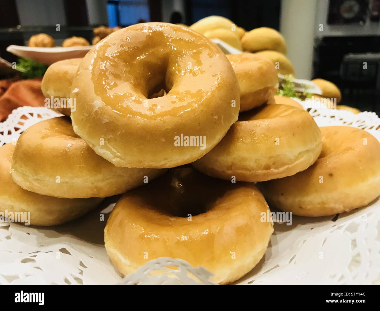 The best donuts for breakfast Stock Photo Alamy