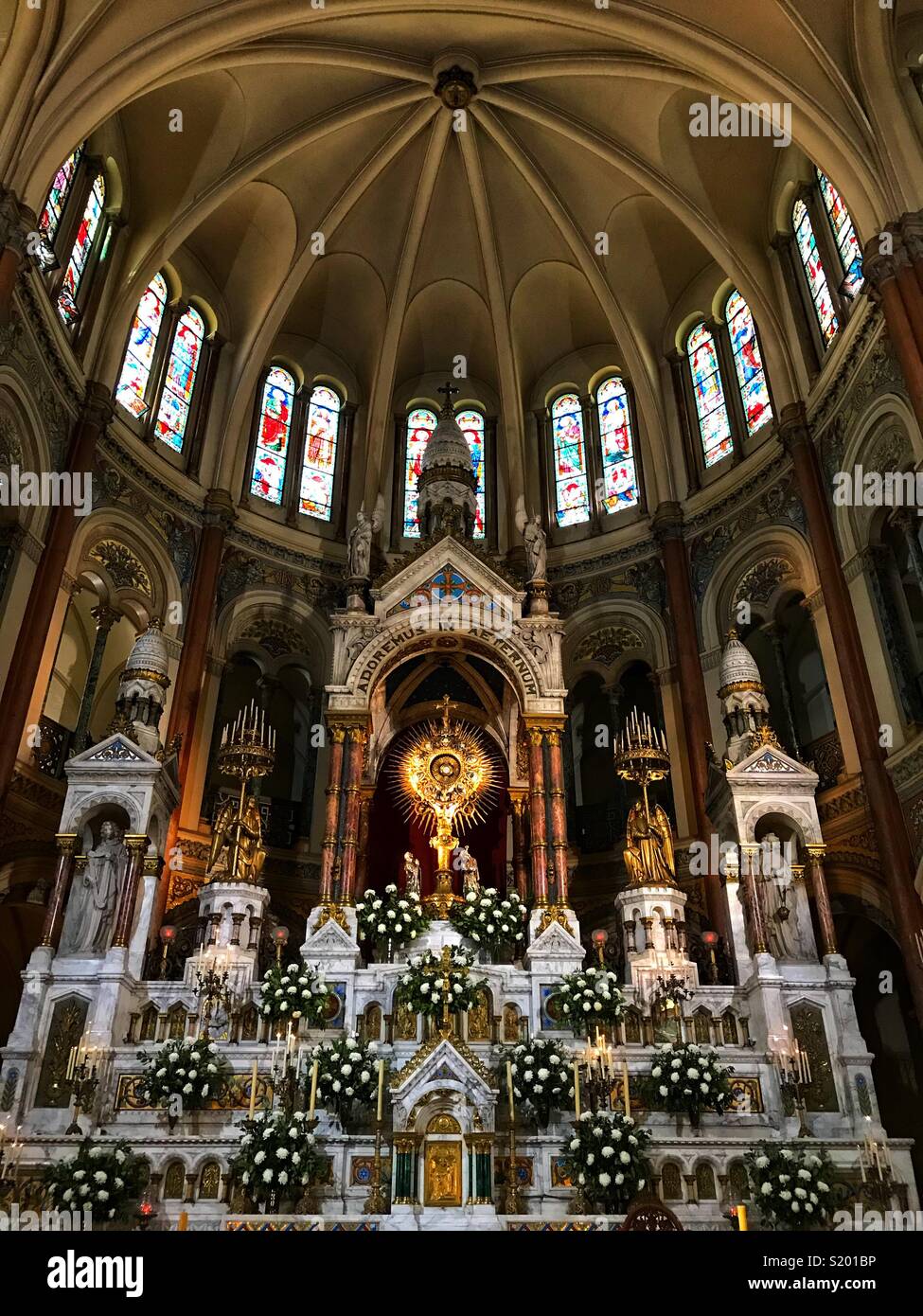 Basilica del Santisimo Sacramento, Buenos Aires, Argentina Stock Photo