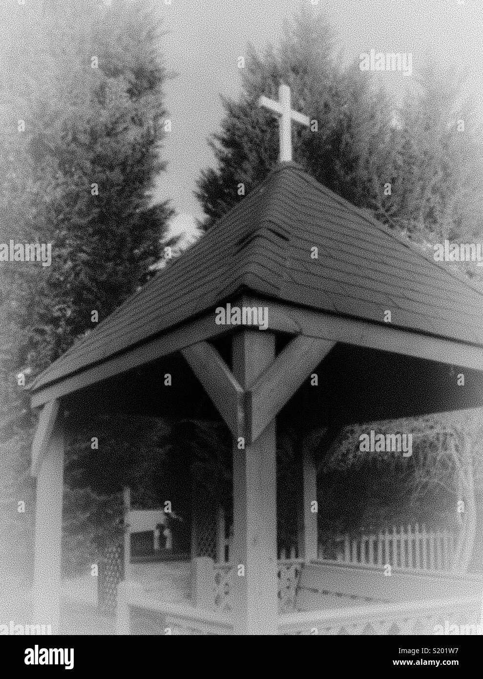 After Sunrise Service on Easter Sunday - Smartphone Captured Stock Image