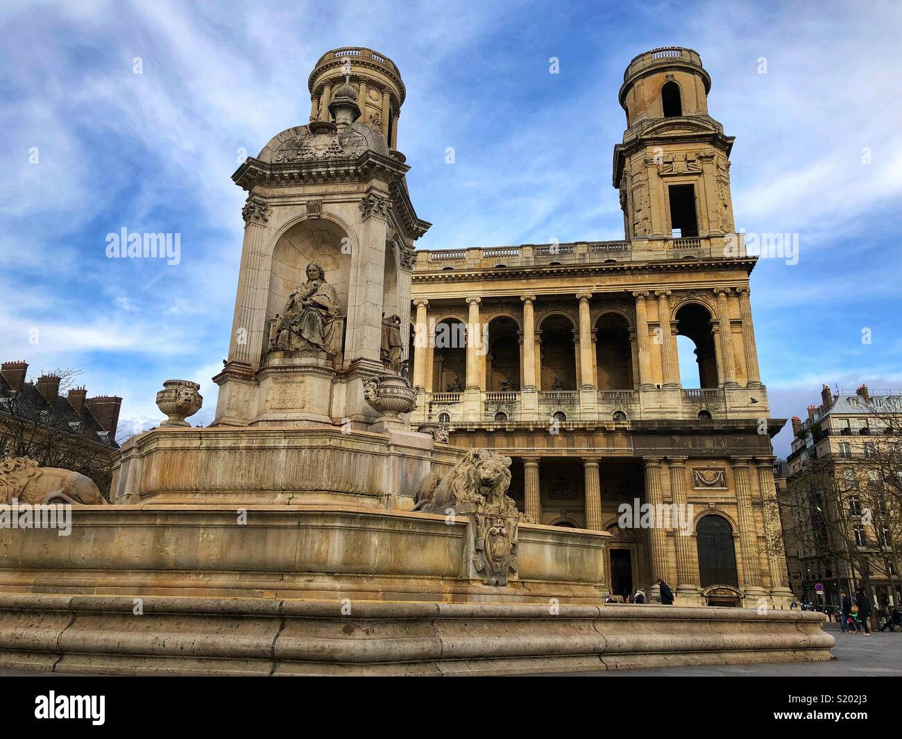 SaintSulpice Paris France Stock Photo Alamy