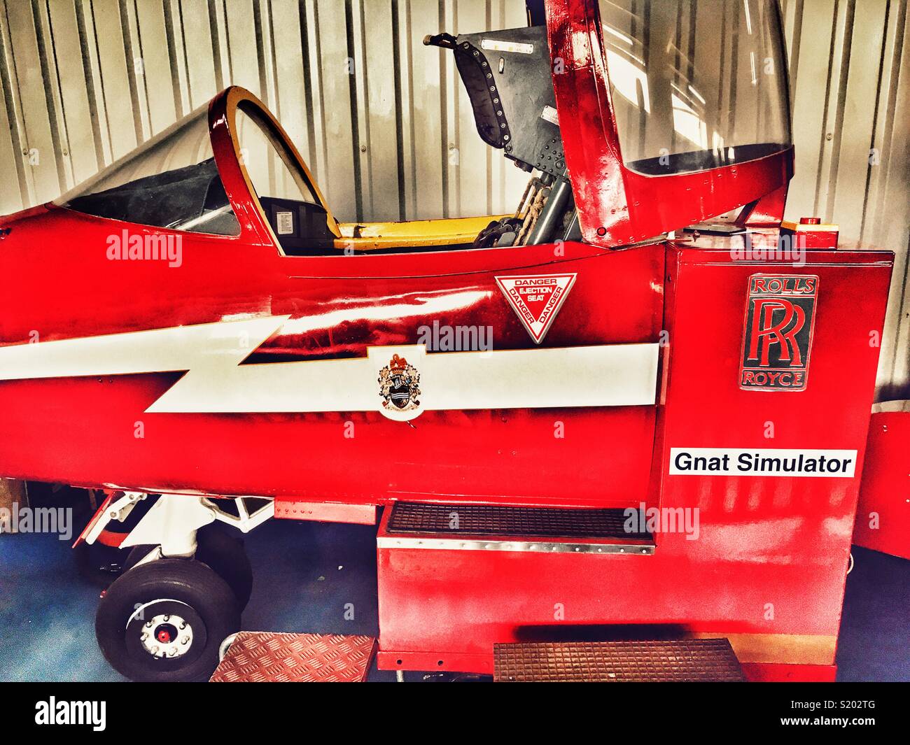 Gnat aircraft simulator - Smartphone Captured Stock Image