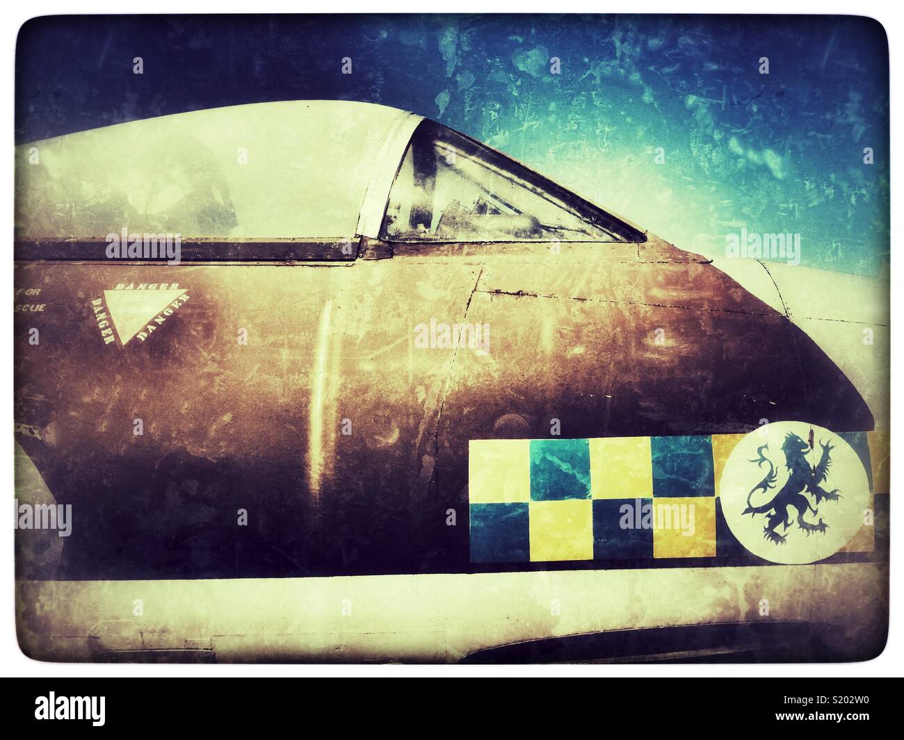 Hawker Hunter - Smartphone Captured Stock Image