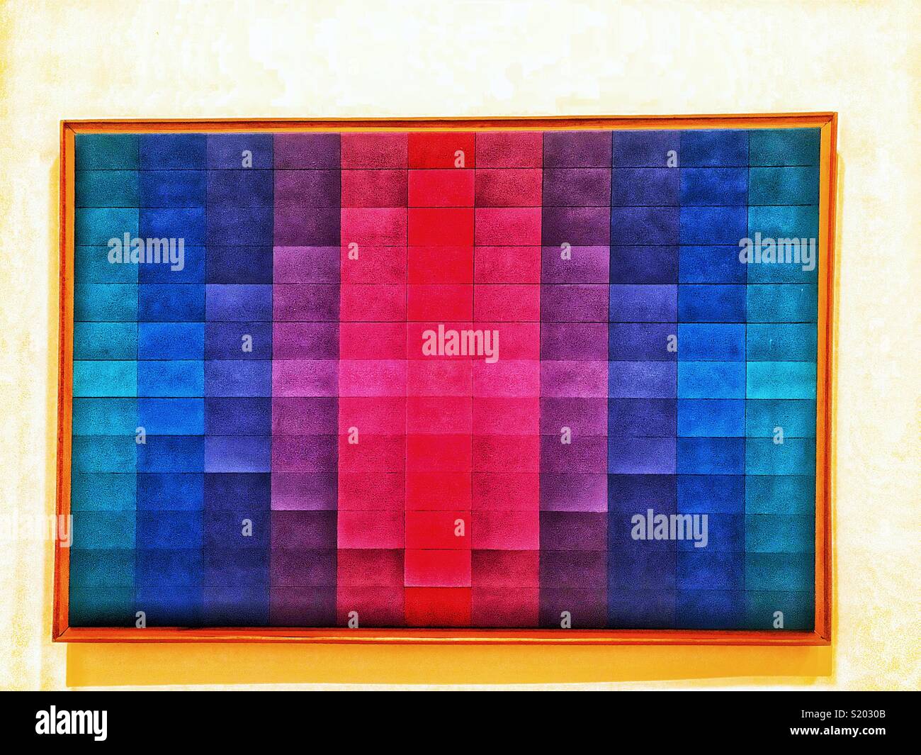 Artwork in Malba, Buenos Aires - Smartphone Captured Stock Image