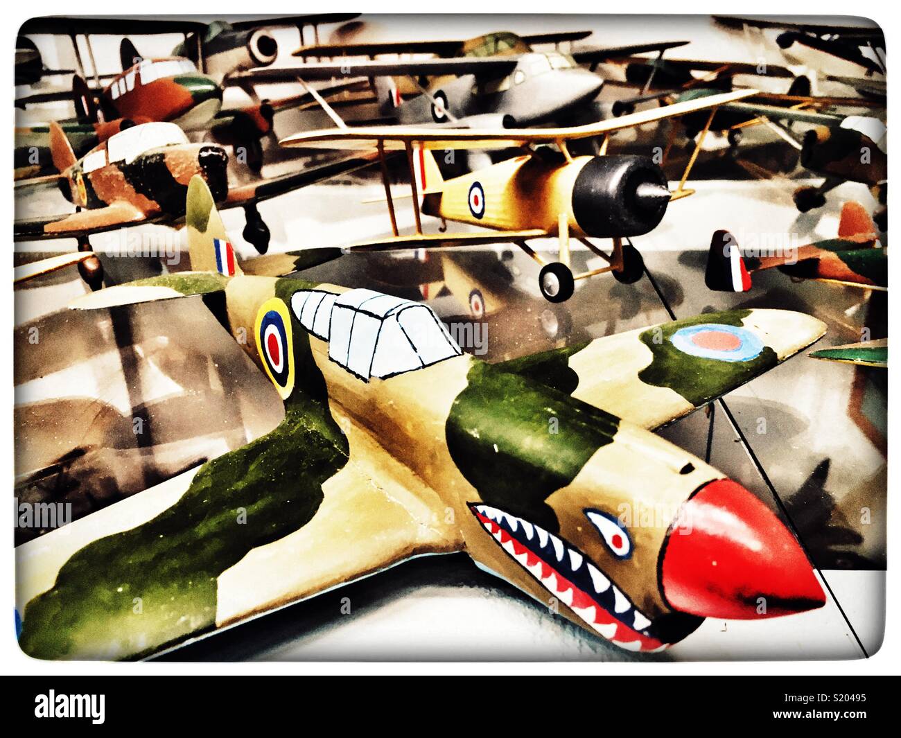 Royal Air Force 100 years! - Smartphone Captured Stock Image