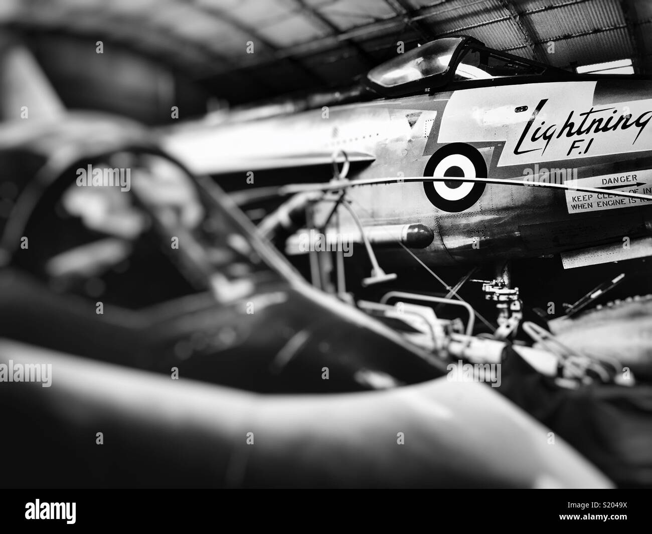 English Electric Lightning F.1 - Smartphone Captured Stock Image