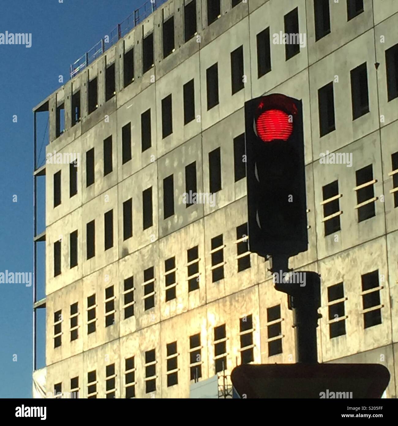 Traffic light - Smartphone Captured Stock Image